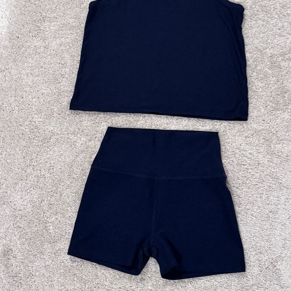 Beyond Yoga Set - Navy Blue Heather - Picture 3 of 3